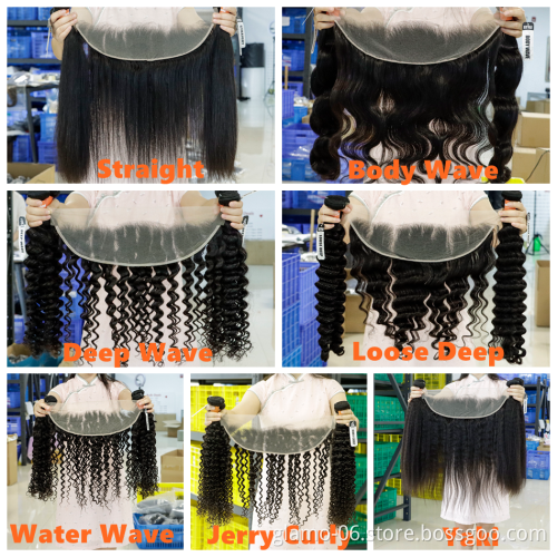 10A grade virgin raw straight indian hair cuticle aligned silky straight virgin human hair bundles with closure set